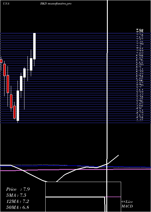 monthly chart BrookdaleSenior