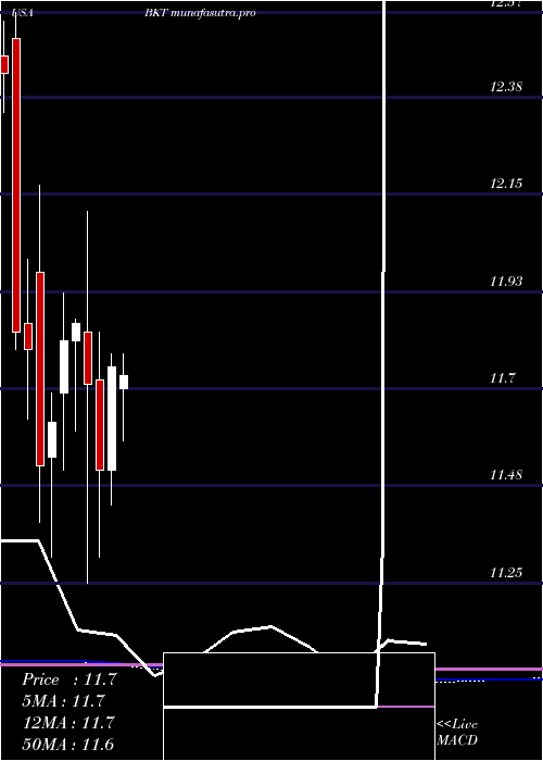 monthly chart BlackrockIncome