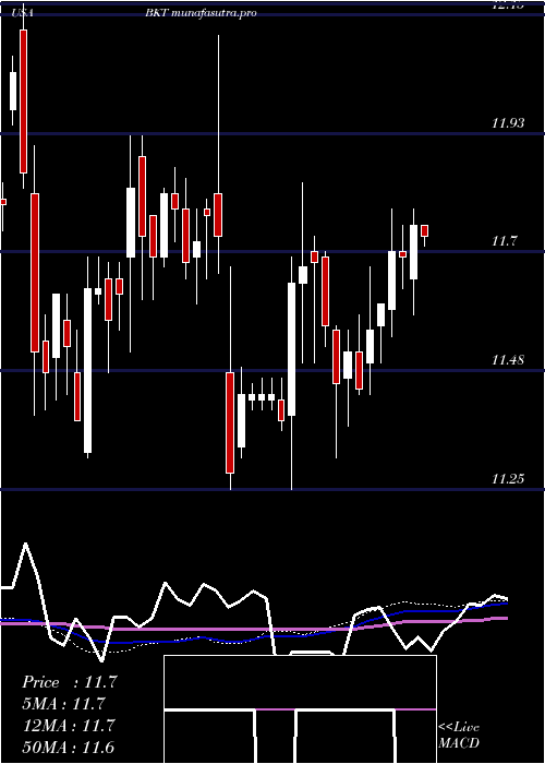 weekly chart BlackrockIncome
