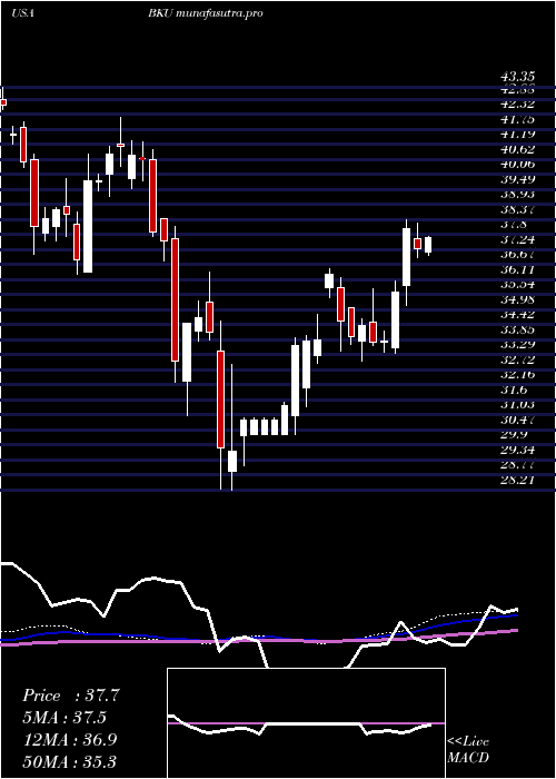 weekly chart BankunitedInc