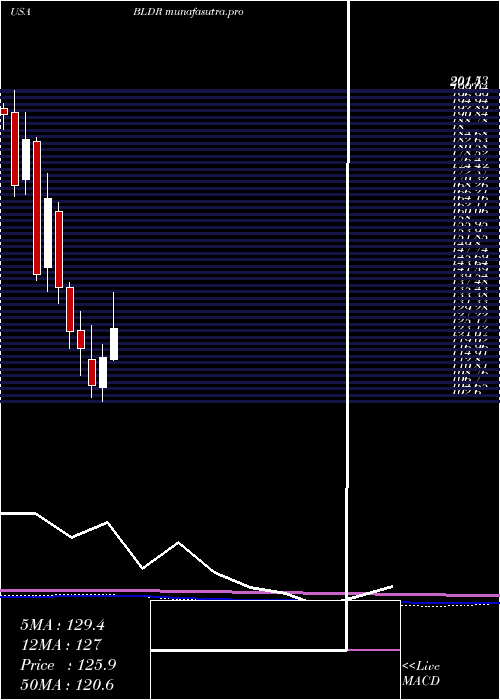 monthly chart BuildersFirstsource
