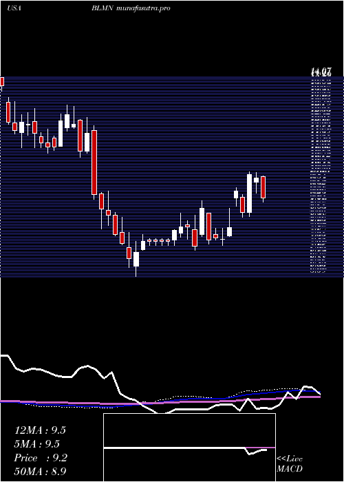 weekly chart BloominBrands