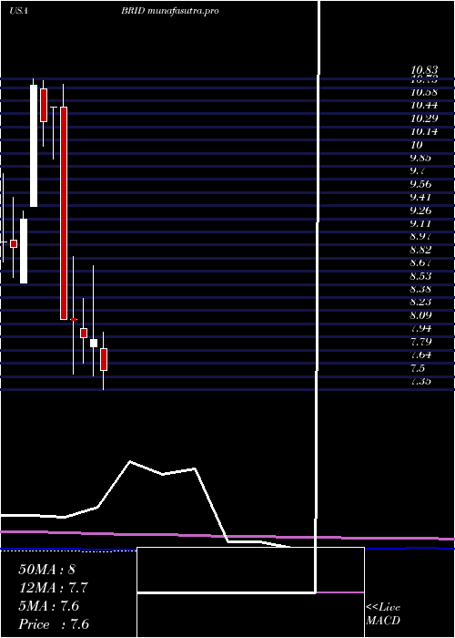 monthly chart BridgfordFoods