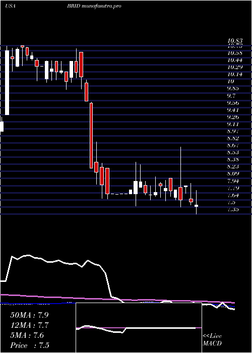 weekly chart BridgfordFoods