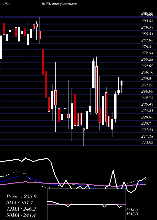 weekly chart BurlingtonStores