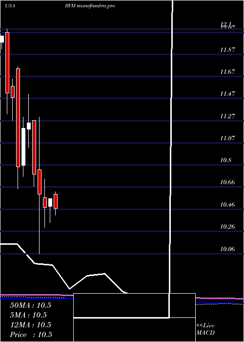monthly chart BlackrockMunicipal