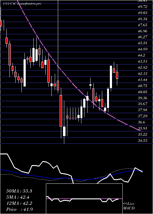 weekly chart CamdenNational