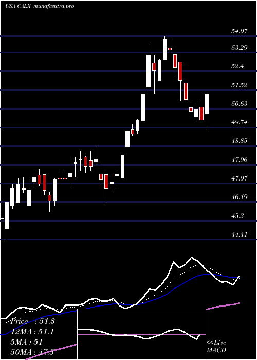 Daily chart CalixInc