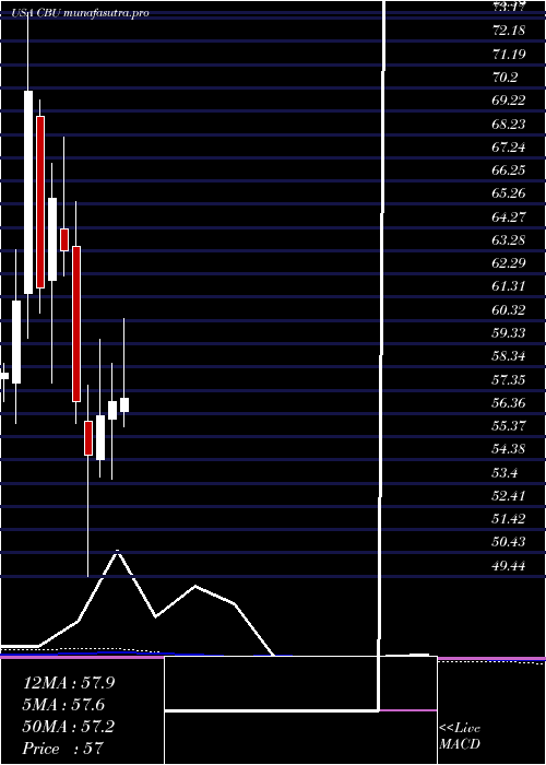 monthly chart CommunityBank