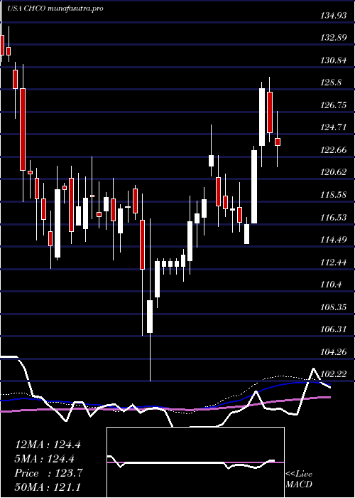  weekly chart CityHolding