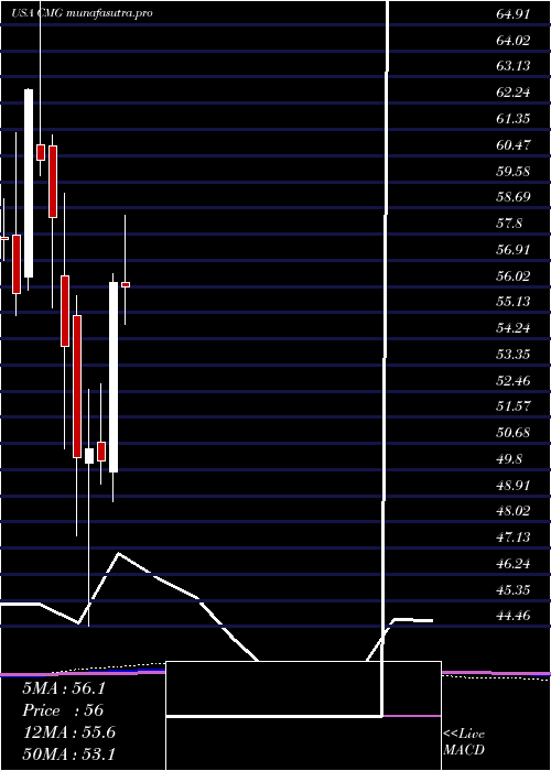 monthly chart ChipotleMexican