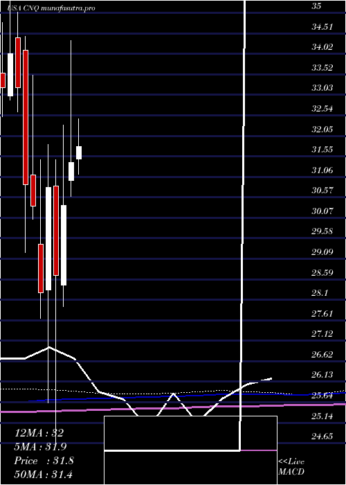 monthly chart CanadianNatural