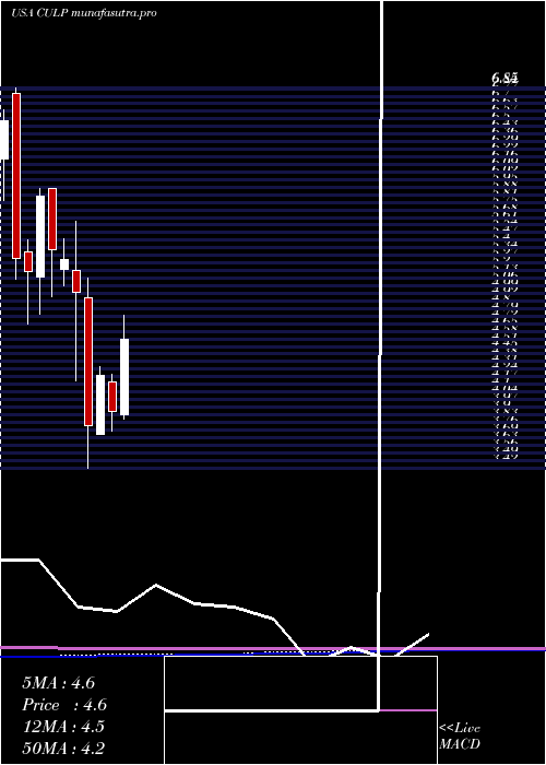 monthly chart CulpInc