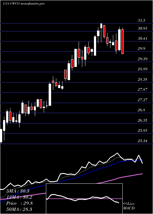  Daily chart ConsolidatedWater