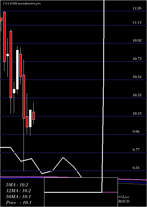 monthly chart DreyfusMunicipal