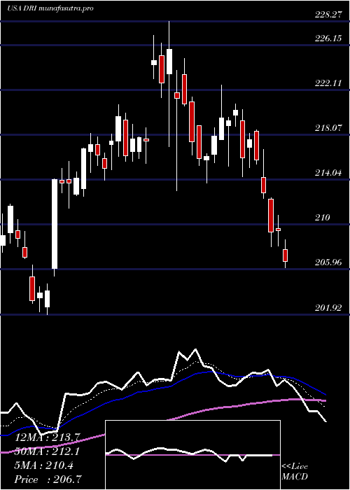 Daily chart DardenRestaurants