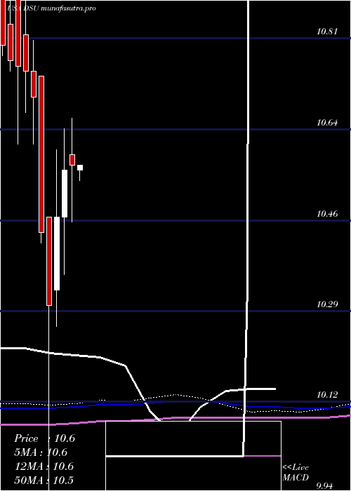  monthly chart BlackrockDebt