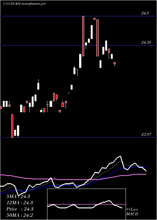 Daily chart DukeEnergy