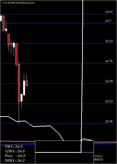 monthly chart DukeEnergy