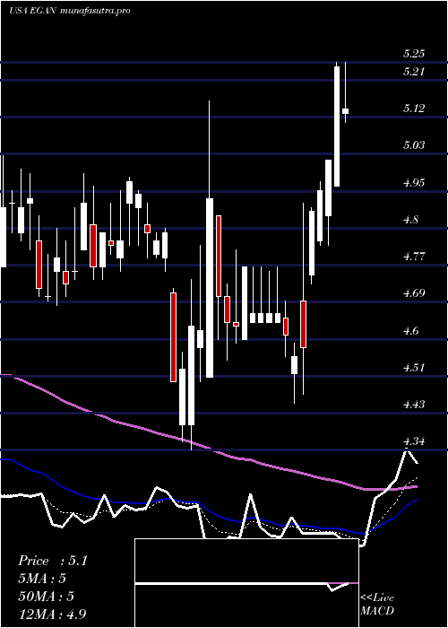 Daily chart EgainCorporation