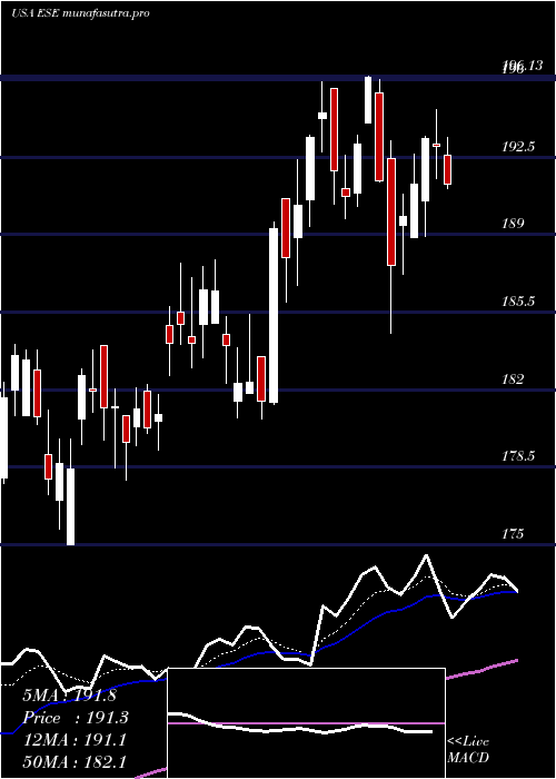 Daily chart EscoTechnologies