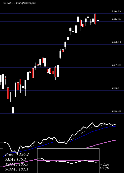 Daily chart IsharesEsg