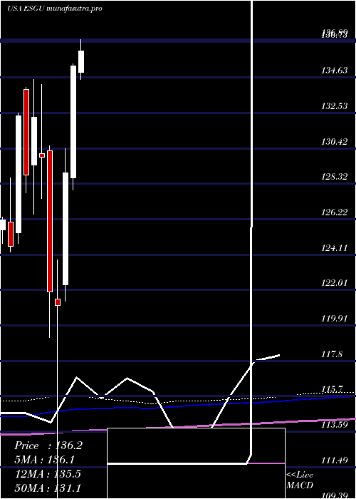 monthly chart IsharesEsg
