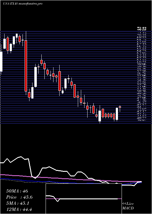  weekly chart ExactSciences