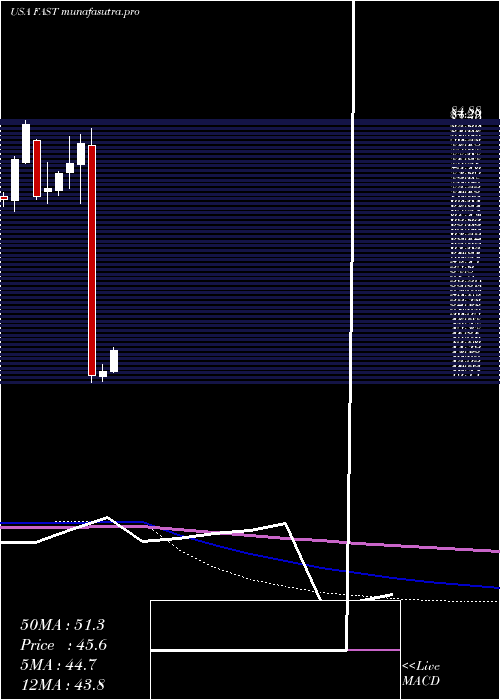 monthly chart FastenalCompany