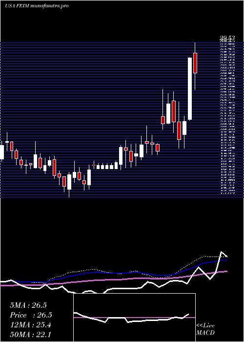  weekly chart FrequencyElectronics