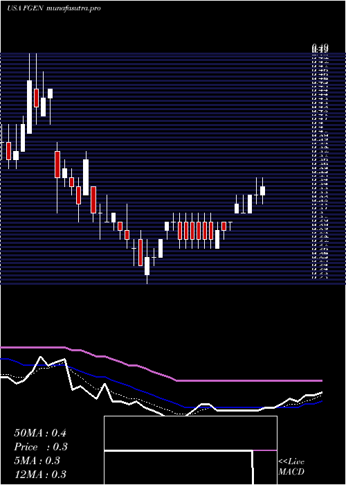  Daily chart FibrogenInc