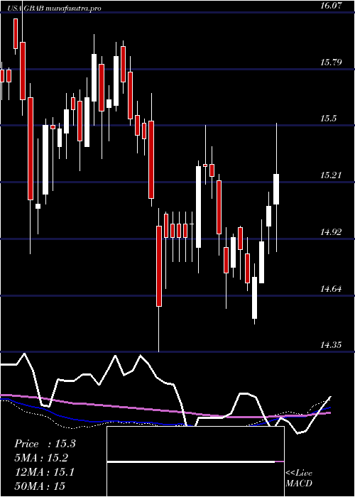 weekly chart GuggenheimTaxable
