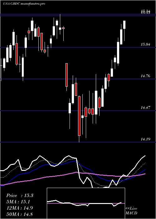  Daily chart GolubCapital