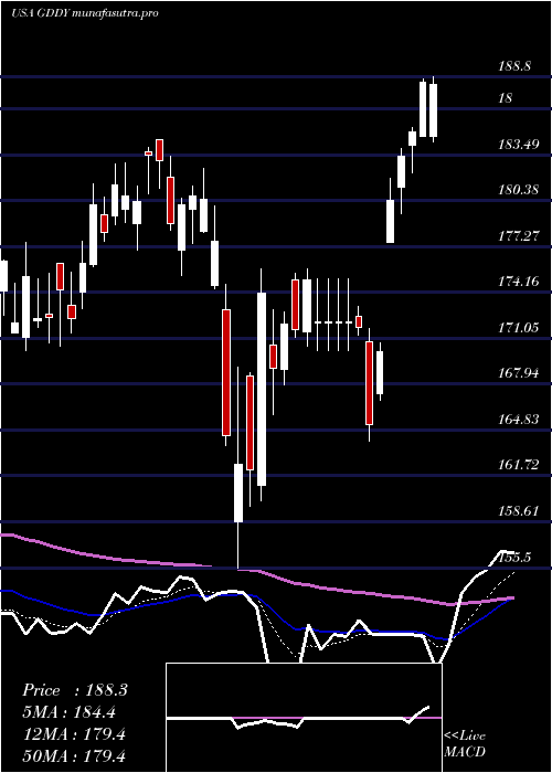  Daily chart GodaddyInc