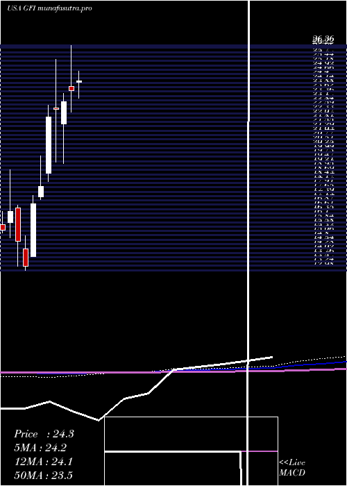 monthly chart GoldFields