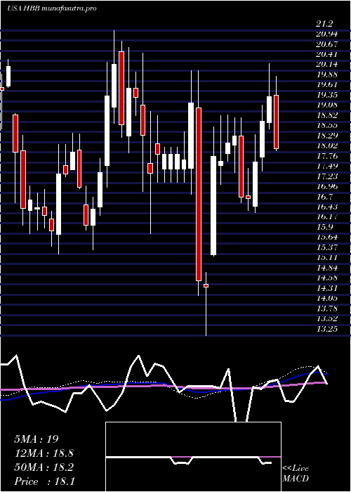 weekly chart HamiltonBeach