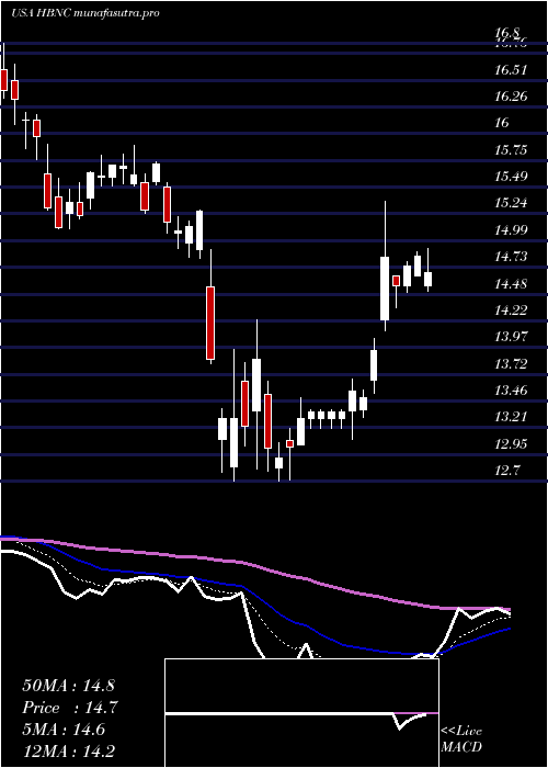  Daily chart HorizonBancorp