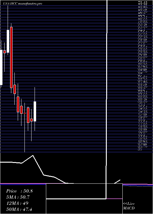 monthly chart WarriorMet