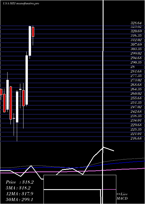 monthly chart HeicoCorporation