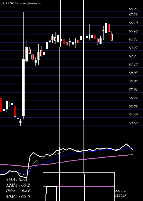 Daily chart HologicInc