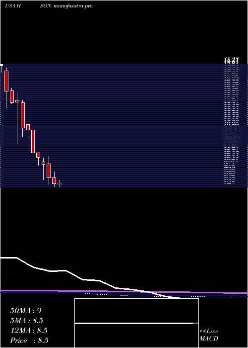 monthly chart HudsonGlobal