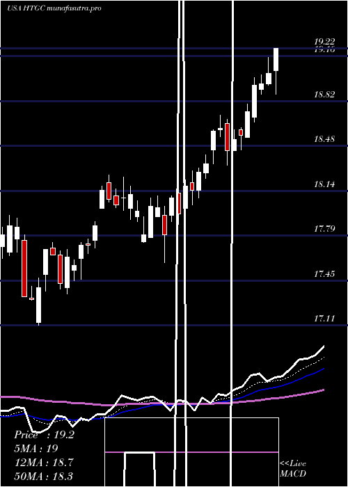 Daily chart HerculesCapital