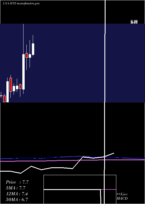 monthly chart HertzGlobal