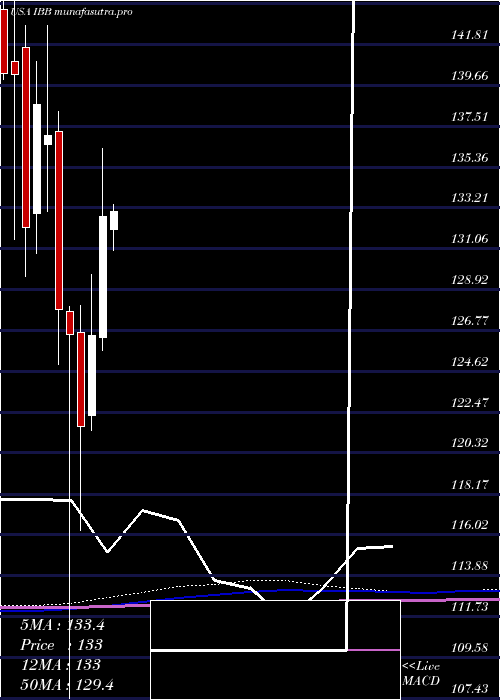  monthly chart IsharesNasdaq