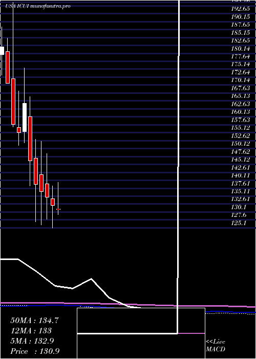 monthly chart IcuMedical