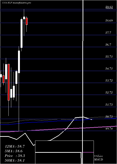 monthly chart IsharesGlobal
