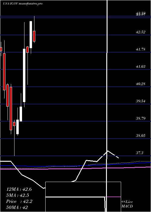 monthly chart IsharesInternational
