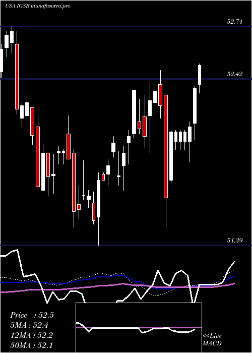  weekly chart IsharesShort
