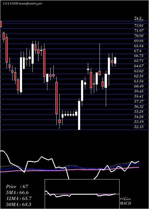 weekly chart IndependentBank