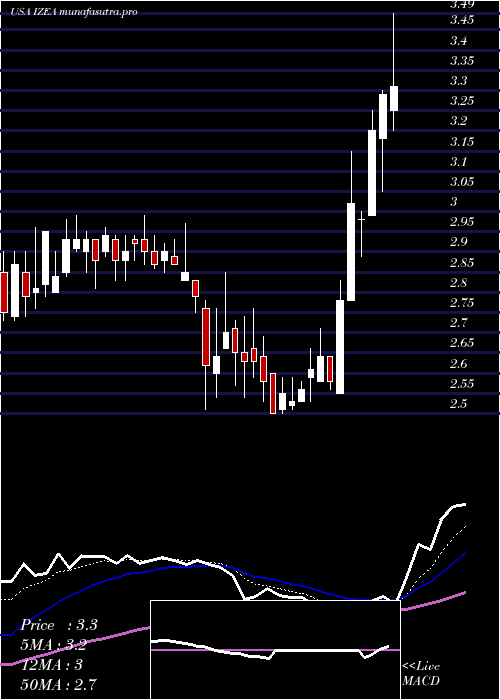 Daily chart IzeaWorldwide
